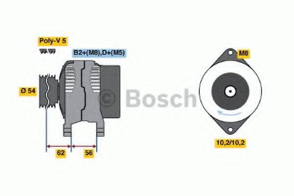 BOSCH 0986047310 Генератор