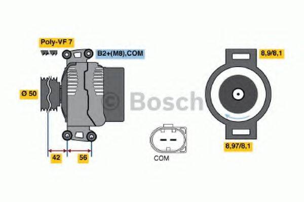 BOSCH 0986047690 Генератор