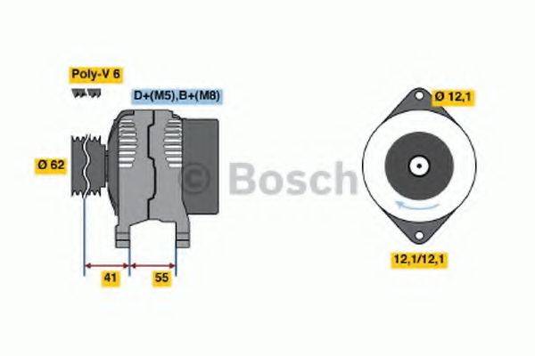 BOSCH 0986047771 Генератор