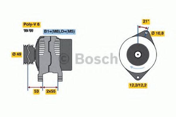 BOSCH 0986048030 Генератор