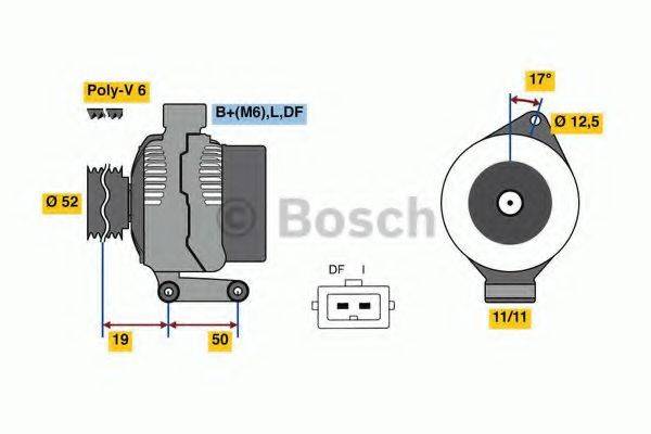 BOSCH 0986080230 Генератор