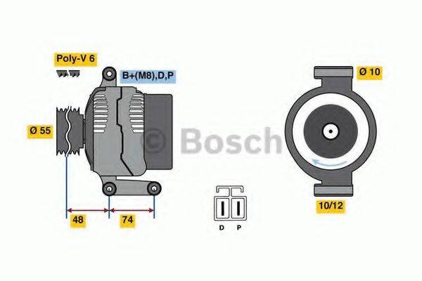 BOSCH 0986080320 Генератор