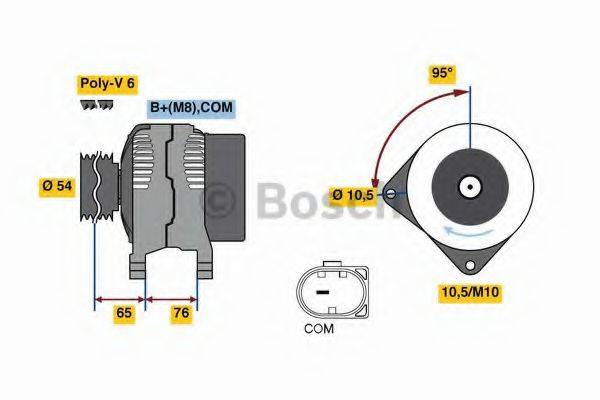 BOSCH 0986080580 Генератор