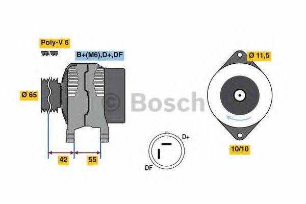 BOSCH 0986081200 Генератор