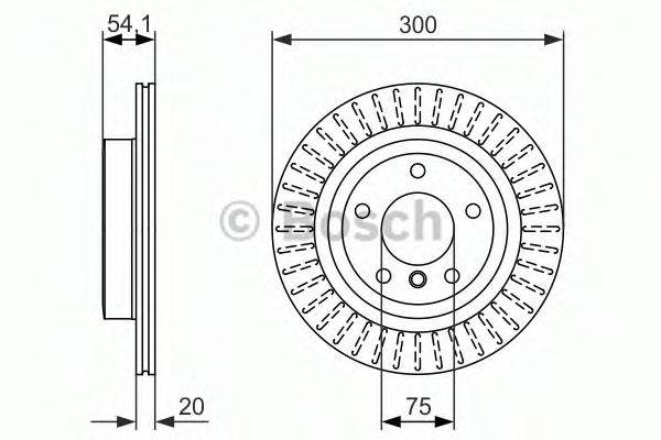 BOSCH 0986479775 гальмівний диск