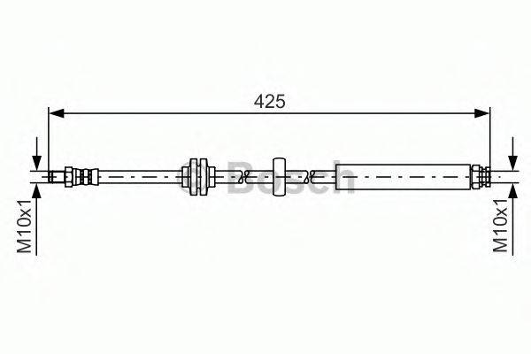 BOSCH 1987481398 Гальмівний шланг