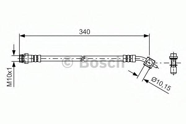 BOSCH 1987481424 Гальмівний шланг