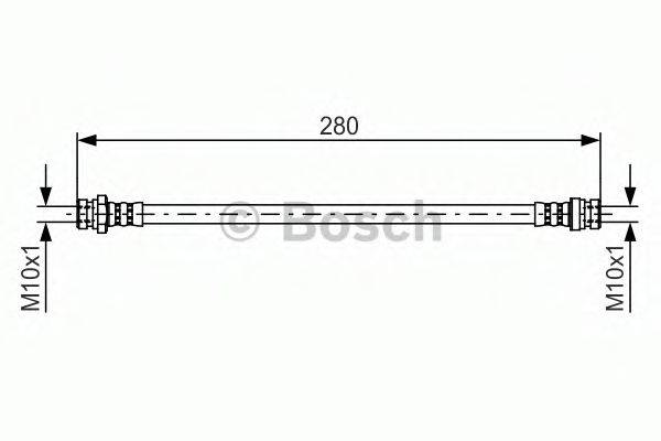 BOSCH 1987481455 Гальмівний шланг