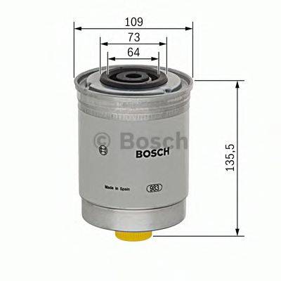 BOSCH 1457434186 Паливний фільтр