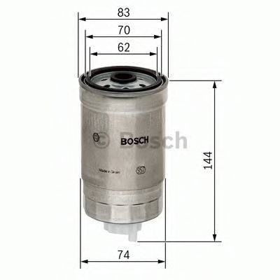 BOSCH 1457434192 Паливний фільтр