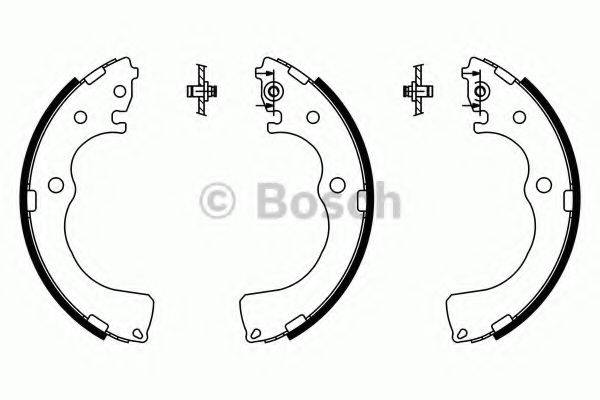 BOSCH 0986487789 Комплект гальмівних колодок