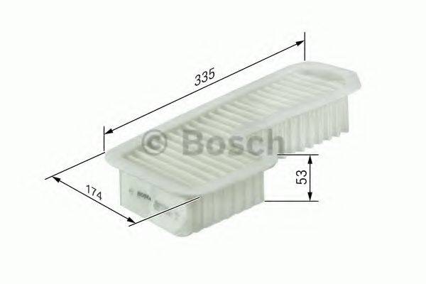 BOSCH F026400158 Повітряний фільтр