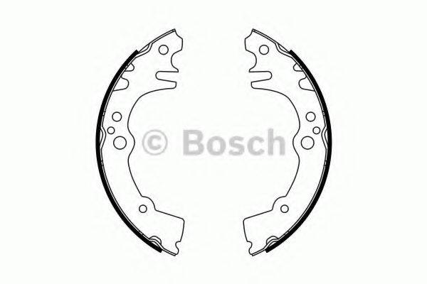 BOSCH 0986487764 Комплект гальмівних колодок