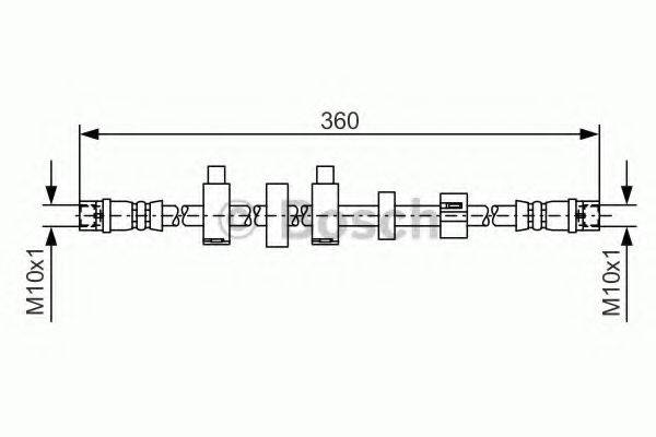 BOSCH 1987481540 Гальмівний шланг