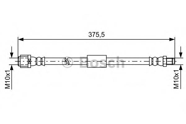 BOSCH 1987481608 Гальмівний шланг