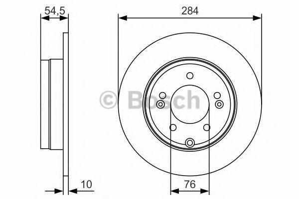 BOSCH 0986479T49 гальмівний диск