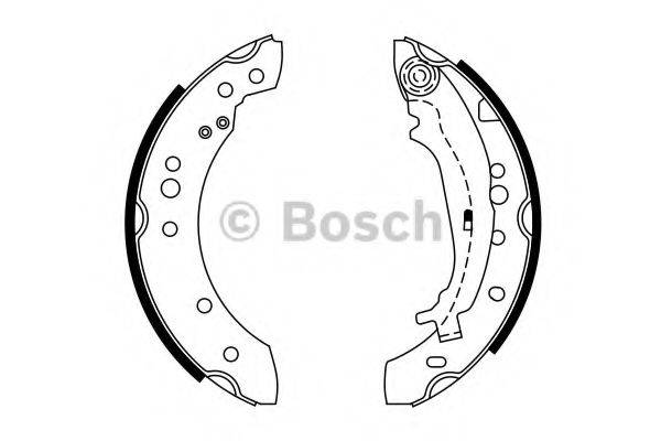 BOSCH 0986487746 Комплект гальмівних колодок