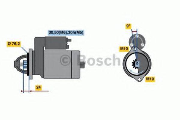 BOSCH 0001109428 Стартер