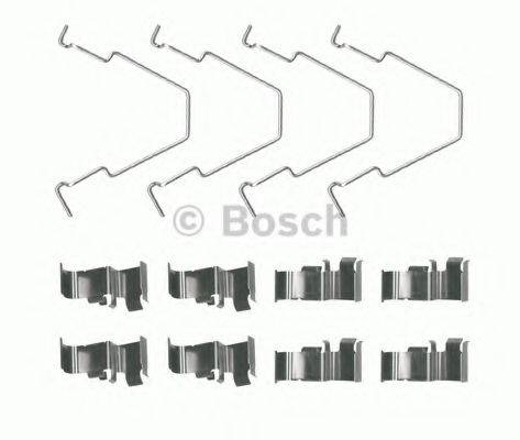 BOSCH 1987474666 Комплектуючі, колодки дискового гальма