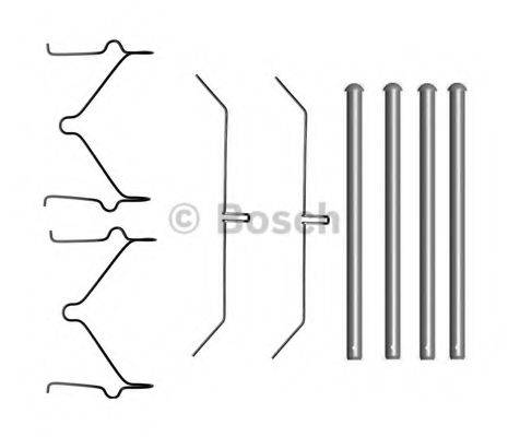 BOSCH 1987474698 Комплектуючі, колодки дискового гальма