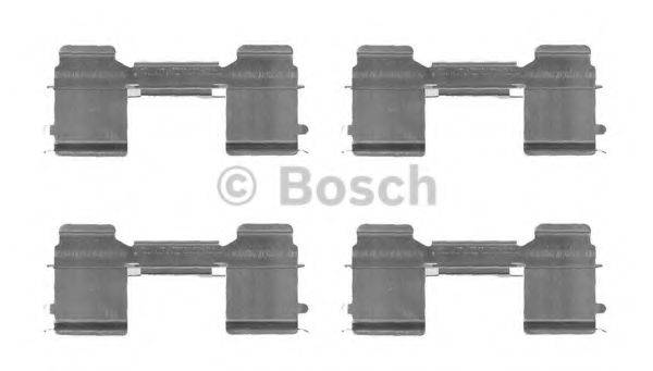 BOSCH 1987474710 Комплектуючі, колодки дискового гальма