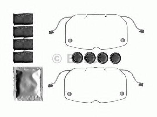 BOSCH 1987474740 Комплектуючі, колодки дискового гальма