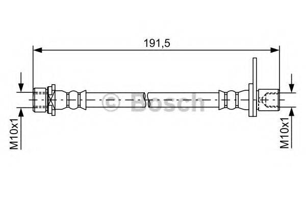 BOSCH 1987481738 Гальмівний шланг