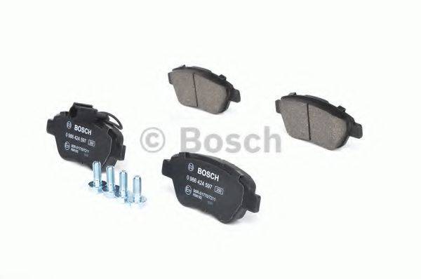 BOSCH 0986424597 Комплект гальмівних колодок, дискове гальмо