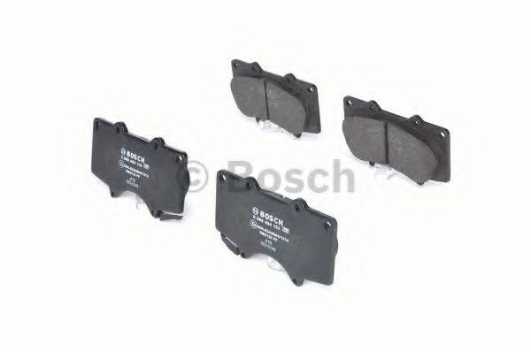 BOSCH 0986494153 Комплект гальмівних колодок, дискове гальмо