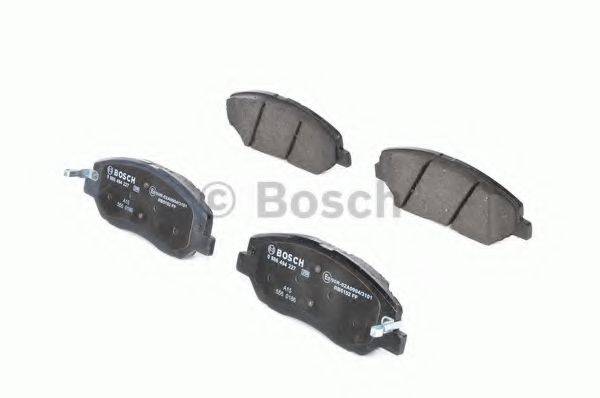 BOSCH 0986494227 Комплект гальмівних колодок, дискове гальмо