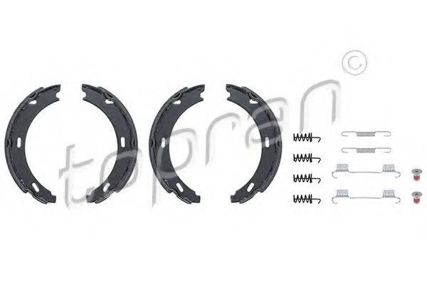 TOPRAN 401025 Комплект гальмівних колодок, стоянкова гальмівна система