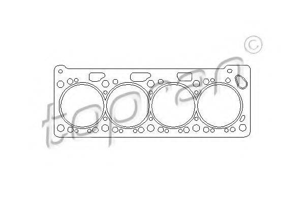 TOPRAN 100607 Прокладка, головка циліндра