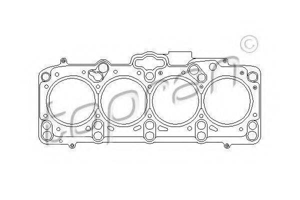 TOPRAN 109358 Прокладка, головка циліндра