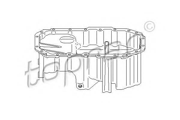 TOPRAN 112344 Масляний піддон