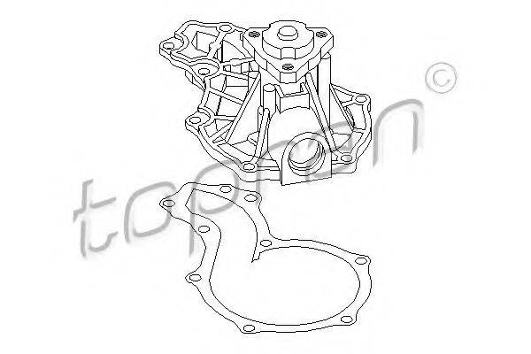 TOPRAN 101449 Водяний насос