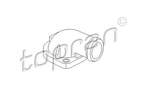 TOPRAN 107307 Фланець охолоджувальної рідини