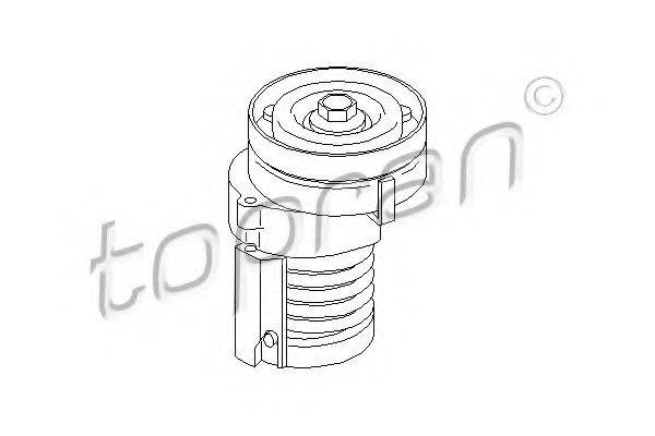 TOPRAN 108221 Натягувач ременя, клинового зубча