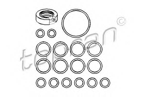 TOPRAN 107356 Комплект прокладок, гідравлічний насос