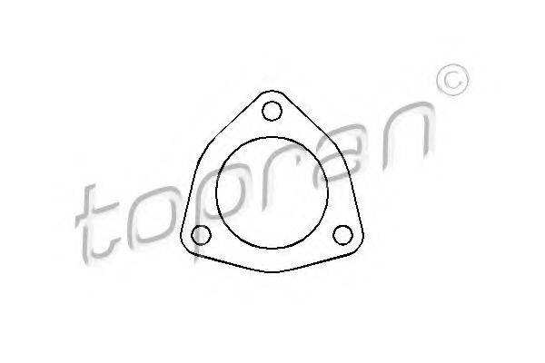 TOPRAN 107201 Прокладка, труба вихлопного газу