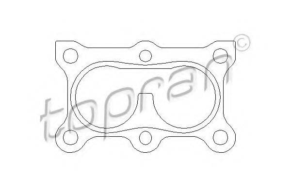 TOPRAN 111594 Прокладка, труба вихлопного газу