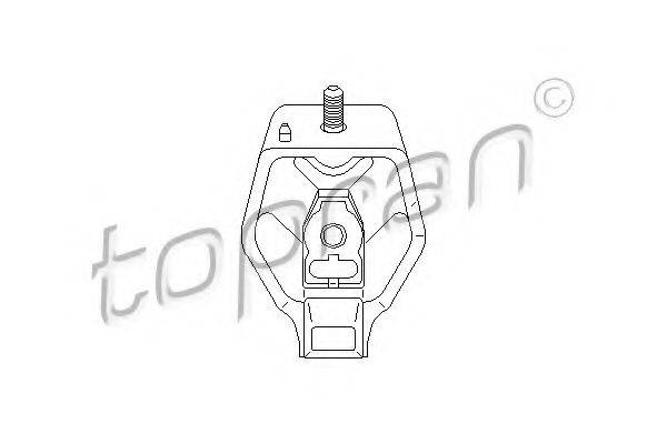 TOPRAN 107982 Підвіска, ступінчаста коробка передач