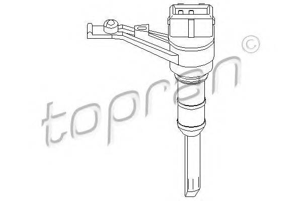 TOPRAN 109665 Датчик, ділянка колії