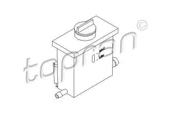 TOPRAN 108687 Компенсаційний бак, гідравлічного масла услювача керма