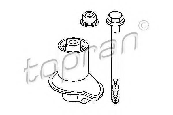 TOPRAN 109782 Комплект підшипника, балка мосту