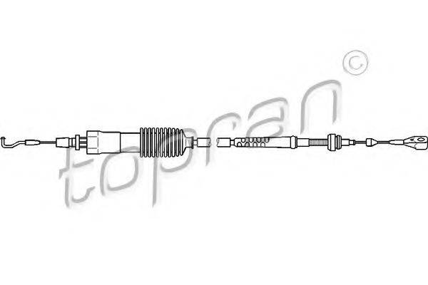 TOPRAN 109713 Тросик газу