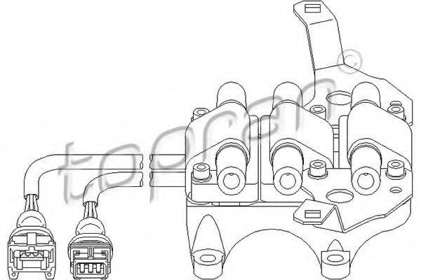 TOPRAN 111742 Котушка запалювання