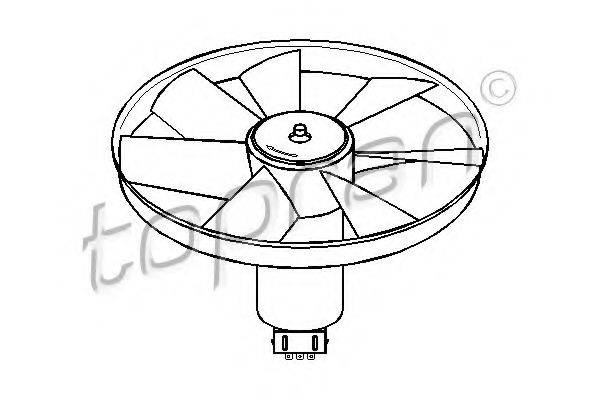 TOPRAN 103137 Вентилятор, охолодження двигуна