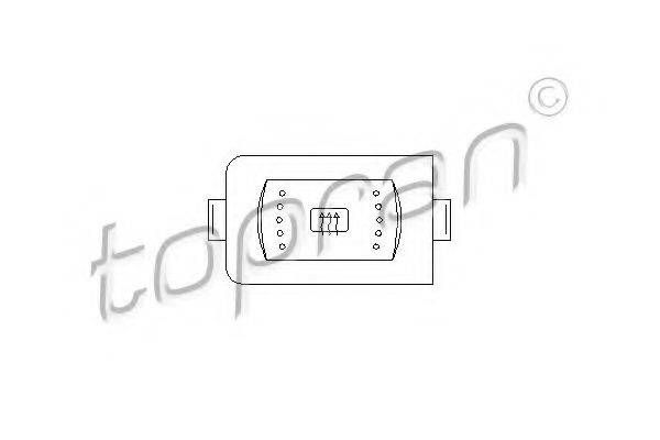 TOPRAN 108883 Вимикач, обігрівач заднього скла