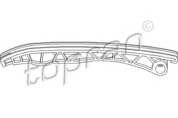TOPRAN 207564 Планка натяжного пристрою, ланцюг розподільного приводу.