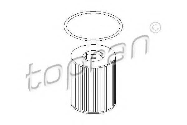 TOPRAN 205593 Масляний фільтр